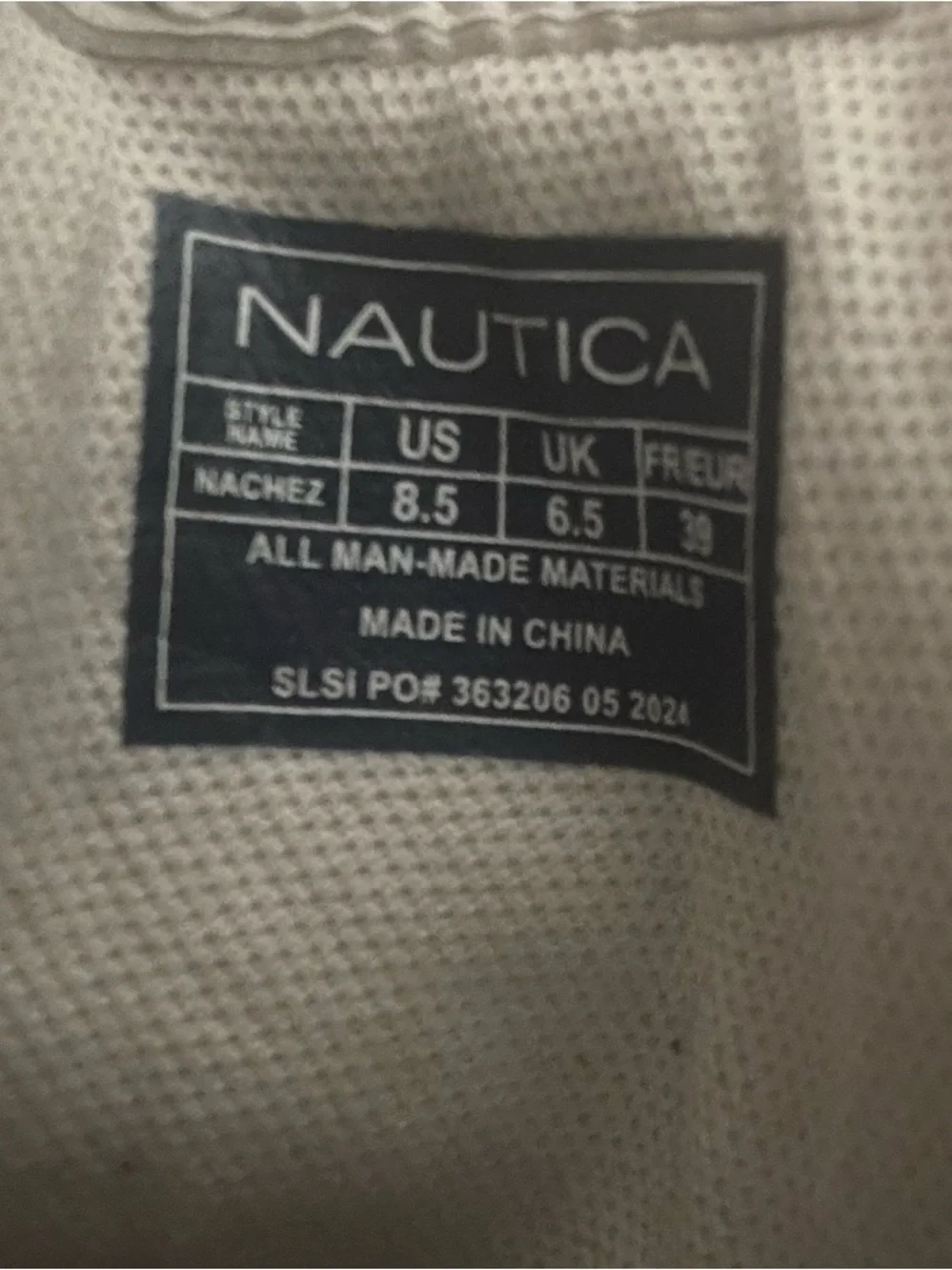 Nautica White Casual Canvas Sneakers - Picture 5 of 5